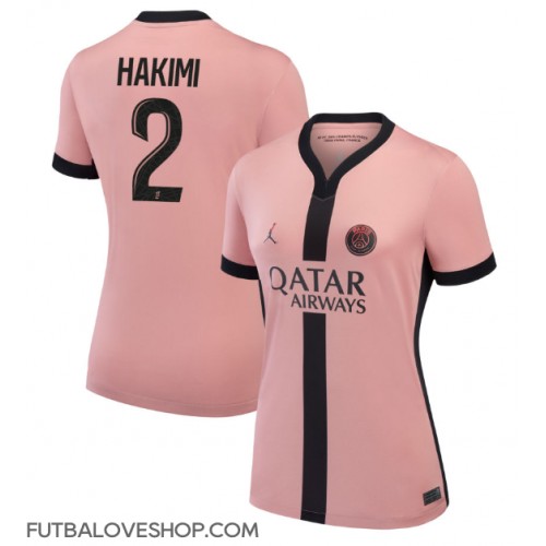 Dres Paris Saint-Germain Achraf Hakimi #2 Tretina pre Ženy 2024-25 Krátky Rukáv